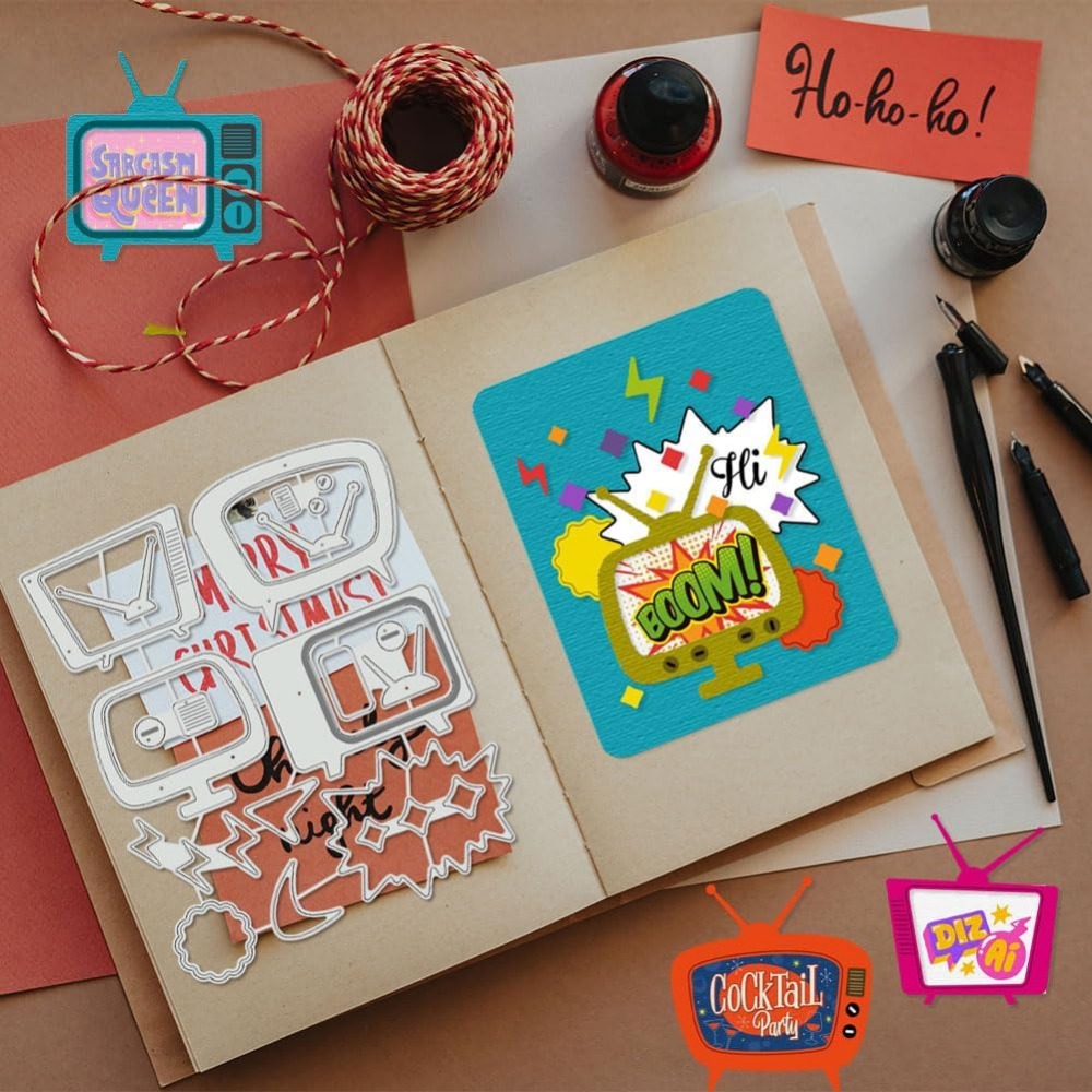 Cetakan potong TV Retro, stens - Metal Photo Panel ulasan dan harga